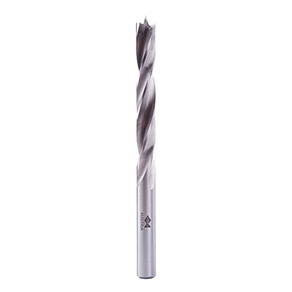 Fisch FSF-176565 Double Flute Brad Pt. Drill, 4mm x 75mm - size: 4mm x 75mm