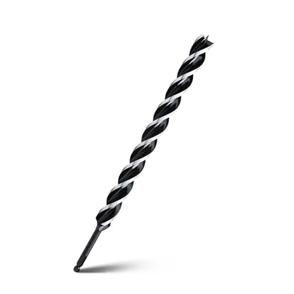 1-1/4" x 17" Auger Drill Bit for Wood,Hex Shank Tri Flute Drill Bit - size: 1-1/4"x17"