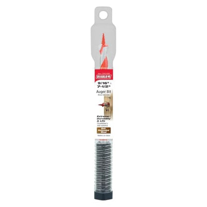 Diablo Auger Bit for Wood & Nail-Embedded Wood - 9/16" Dia, 7-1/2" Length