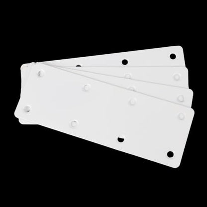 4 Pack Flat Straight Brace Brackets, Stainless Steel Shelf Bracket