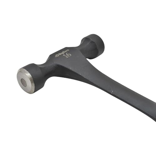 Big Horn 15112 16 Oz Magnetic Double Head Cap Nail Roofing Hammer – Dual Magnetic Faces, One-Handed Nail Placement – Single-Piece Forged Steel, Ergonomic Non-Slip Grips – Roofing, Dry-In, House Wrap - style: Double-Sided Roofing Hammer