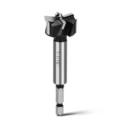 1-1/16" Forstner Drill Bit with 1/4" Quick Change Hex Shank - size: 1-1/16" | 27mm