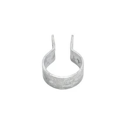 Galvanized Steel Chain Link Brace Band, Durable Steel Chain Link Fence Hardware, Rust-Resistant, Easy Install, Includes Required Bolt (12, 2-7/8") - size: 2-7/8 Inch