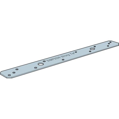 Simpson Strong-Tie LSTA15 LSTA 1-1/4 in. x 15 in. 20-Gauge Galvanized Strap Tie (Pack of 50)
