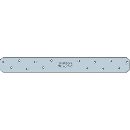 Simpson Strong-Tie HRS12 HRS 12 in. 12-Gauge Galvanized Heavy Strap Tie (Pack of 25) - size: 25 Pack