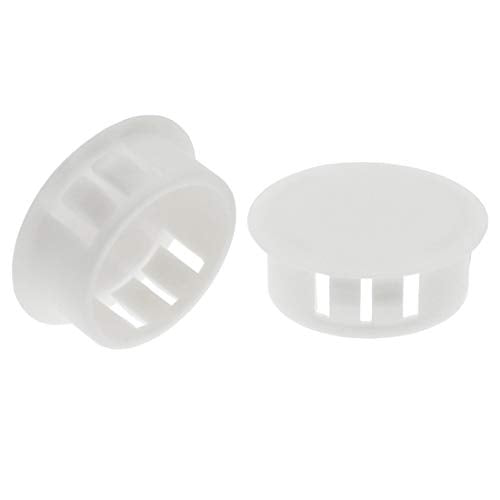 Plastic Hole Plugs, 25mm/1", White, 30PCS - color: White, size: 25mm/1"