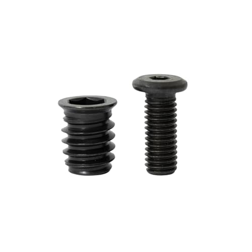 FLOWYLINE 40Pcs M8 Bolt & Threaded Insert Kit for Wood & Metal | | Screws Assortment Kit - size: M8
