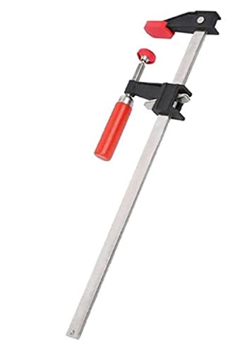 Bessey Clutch Style Bar Clamps - 24 In 600 lb - GSCC2.524- Woodworking Clamps with Ergonomic Handle, Non-Marring Pads, Durable Cast-Iron Jaws & Serrated Rail for Carpentry & Cabinetry - size: 24 in. (600 lb), style: Modern