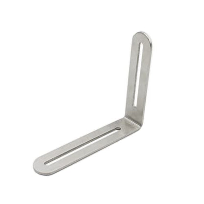 4 PCS Adjustable L-Shape Corner Brace, ULIFESTAR Heavy Duty Thicken Stainless Steel Joint Right Angle Brackets L Slotted Support Shelf Bracket for PC Case,Fixing Furniture-100x120x3mm/3.94x4.72x0.12'' - size: Silver 3.94 x 4.72 x 0.12 inches