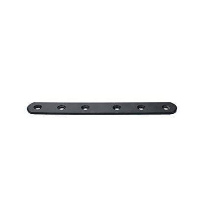 Straight Braces 6.3-inch Long Black Repair Plate Brace Mending Plate -4pcs - size: 6.3" x 0.8"
