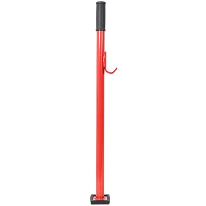 30 Inch Pulling Stick Tool for Car Dent Repair Heavy Duty Dent Puller for Bumper Body Hood Deck Universal Auto Body Tool with Chain and Rubber Pad Red