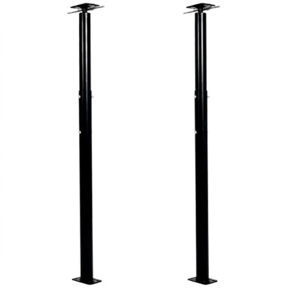 OUTLANE House Floor Jacks, 2 Pack 53"-93" Adjustable Jack Post 18000 LBS - color: Black, size: 53"-93"