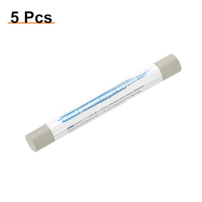 HARFINGTON 5pcs Wood Filler Sticks Wooden Wax Touch Up Furniture Repair Crayons for Scratch Hole Wood, Heavy Linen - color: Heavy Linen