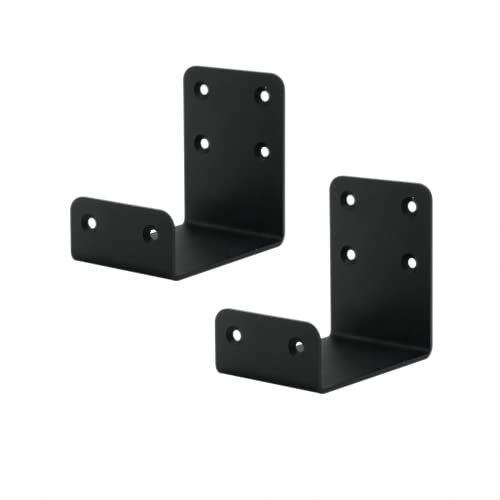 Heavy Duty Mantel Brackets，Floating Shelf Fireplace Bracket，U-Shaped Beam-Style Mantel Support(2 Packs). (4x4x3) - size: 4x4x3"
