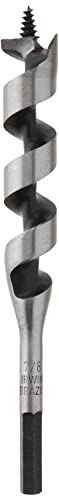 Irwin Tools 49914 Industrial Tools I-100 7/8" Auger Bit, Silver - size: 1 count, style: 7/8"
