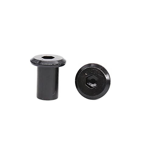 50pcs Black M8 Countersunk Rivet Socket Cap Connecting Bolts Cap Nuts Assortment Kit, M8 x 20mm/25mm/30mm/35mm/40mm - size: M8 x 20mm/25mm/30mm/35mm/40mm 25-Pack