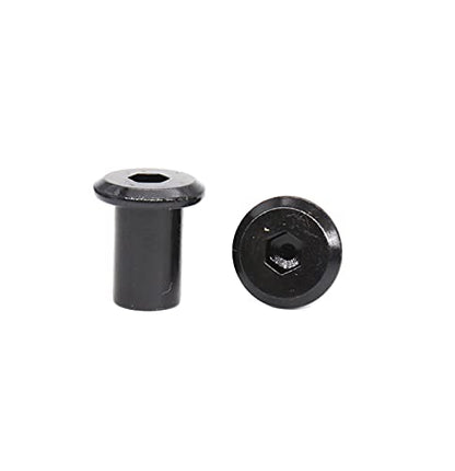 50pcs Black M8 Countersunk Rivet Socket Cap Connecting Bolts Cap Nuts Assortment Kit, M8 x 20mm/25mm/30mm/35mm/40mm - size: M8 x 20mm/25mm/30mm/35mm/40mm 25-Pack