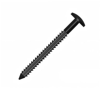 3 Inch Vinyl Shutter Fasteners 20 Pack Black Pins for DIY Shutter Repair
