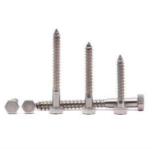 (6 PCS) 1/2 x 1-1/2" Stainless Steel Hex Lag Screws Bolts, 304 Stainless Steel Hexagon Head Lag Wood Screws, Full Thread, by RoyceMart - size: 1/2 x 1-1/2"