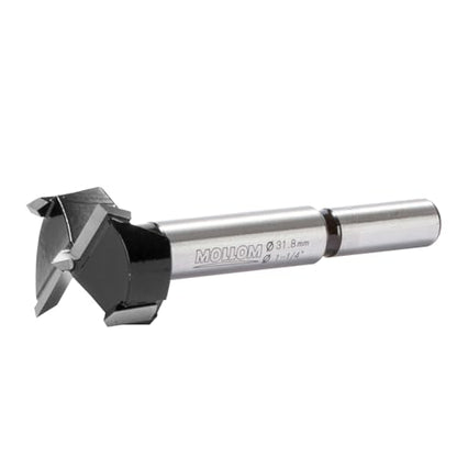 MOLLOM 1-1/4" (31.8mm) Carbide Forstner Drill Bit - size: 31.8mm | 1-1/4" (Imperial System)