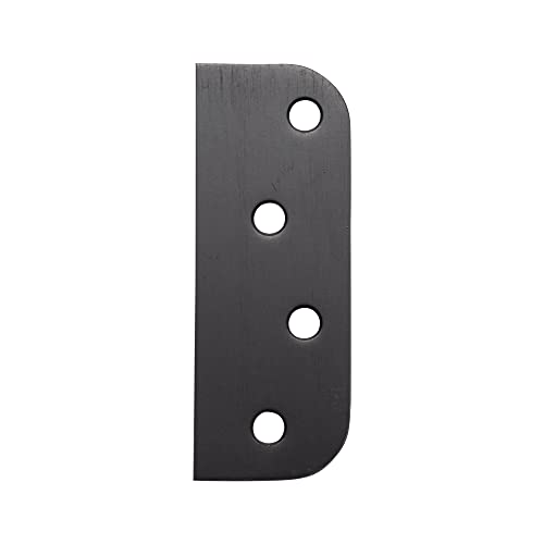 Hinge Blanks for Door Hinges Oil Rubbed Bronze 4 in - 5/8 in Radius 3-pk - color: Oil Rubbed Bronze