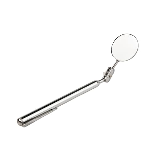 Flylin 4Pcs Telescoping Inspection Mirror Pen Style 33mm for Car Repair