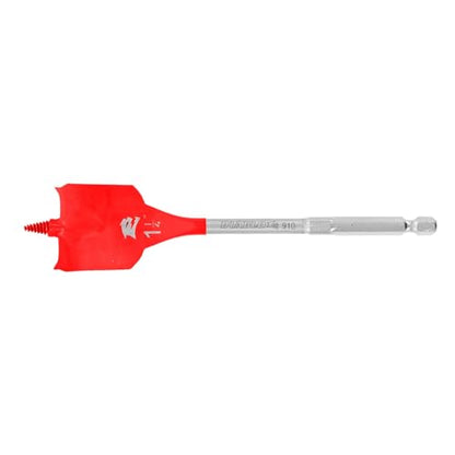 Diablo Spade Bits for Wood - 1-1/4" Diameter, 6" Length, 1/4" Hex Shank - size: 1-1/4" × 6" (Pack of 2)