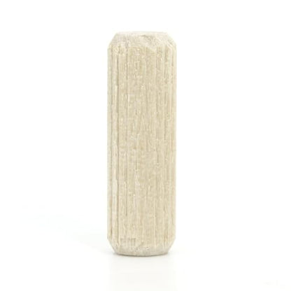 ReplacementScrews Wooden Dowels Compatible with IKEA Part 101349 (Pax Wardrobe, VEDBO Chair, BLÅFJÄLLET Bed Frame) Fluted Wood Dowel Pins (Pack of 4)