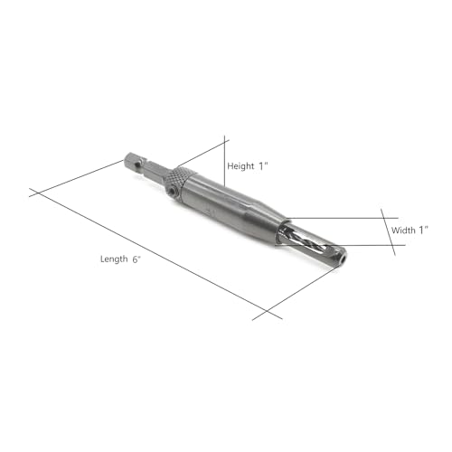 Big Horn 19148 #14 VIX-BIT - 1/4 Inch Self-Centering Hinge Bit with 1/4 Inch Hex Shank