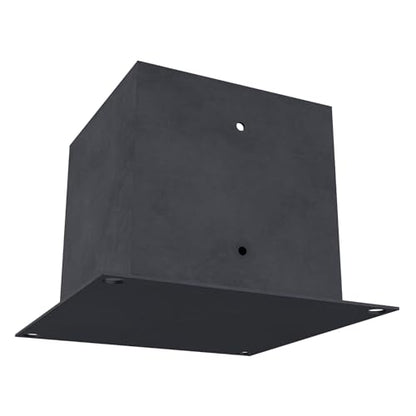 Pergola Post Base Bracket (6x6 Steel) for Securing DIY Pergola Post to the Ground