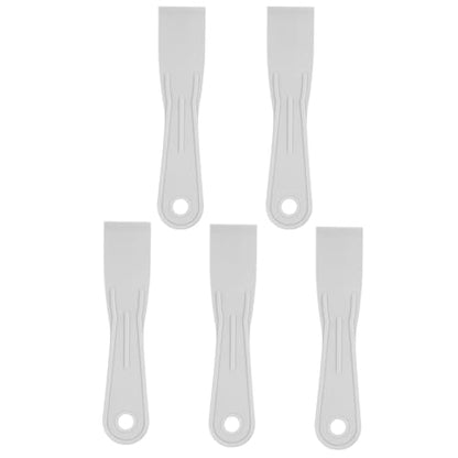 HARFINGTON 5pcs Putty Scraper 1.6" Width 1.7mm Thin Flexible Plastic Putty Knives for Taping Drywall Spreading Painting Wall Scratching Gray - size: 1.6"
