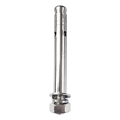 10 Pack M10x100mm Expansion Bolts Anchor Bolt 304 Stainless Steel External Hex Expansion Screw Bolt Sleeve Anchor Fastener Wall Concrete - size: M10*100