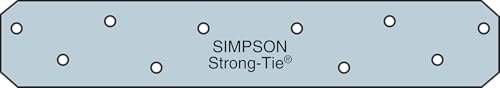 Simpson Strong-Tie Hardware Bracket HRS8 - Heavy Strap Tie, Strong Tie Brackets - 8 in, 50 Count