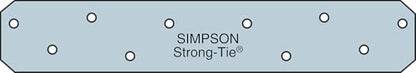 Simpson Strong-Tie Hardware Bracket HRS8 - Heavy Strap Tie, Strong Tie Brackets - 8 in, 50 Count