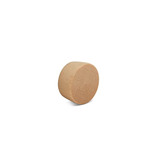 Wood Plugs for Furniture, 1 inch Maple Flat-Head Plug, Wooden Screw-Hole Plug Covers Pack of 250 by Woodpeckers - size: 1 inch