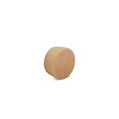 Wood Plugs for Furniture, 1 inch Maple Flat-Head Plug, Wooden Screw-Hole Plug Covers Pack of 250 by Woodpeckers - size: 1 inch