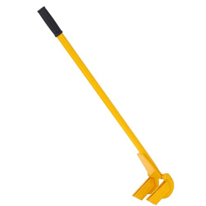 Pallet Buster Tool with 43in Long Handle – Deck Wrecker Pry Bar, Deck Board Removal Tool (Yellow)