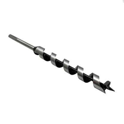 1 x 12 Inch Auger Drill Bit for Wood, Soft and Hard Wood Plastic with 7/16 Inch Hex Shank - style: 1" x 12"