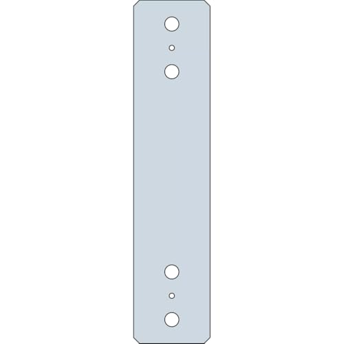 Simpson Strong-Tie PS418 PS 4 in. x 18 in. Hot-Dip Galvanized Piling Strap (Pack of 10)