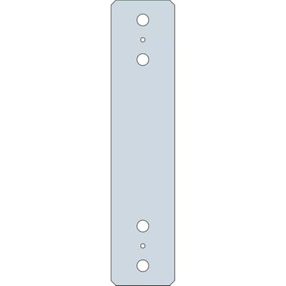 Simpson Strong-Tie PS418 PS 4 in. x 18 in. Hot-Dip Galvanized Piling Strap (Pack of 10)