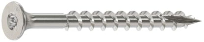Simpson Strong-Tie S08200DT1 Bugle-Head Wood Screw, 6-Lobe Drive — #8 x 2-in. T20, Type 305 (1 lb.)