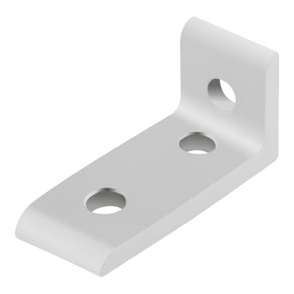 8020, 4176, 10 Series, Aluminum 3 Hole Inside Corner Bracket 90 Degree Angle Bracket for 80/20 T Slot Extruded Aluminum Extrusion (Clear Anodize, 10) - style: Clear Anodize