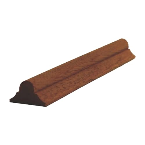 EWAS11 Astragal Moulding 13/16" Wide x 7/16" High. Unfinished, Sapele Mahogany, 94" - color: Sapele Mahogany, size: 94 inches