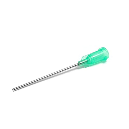 18 Gauge 1.5in Blunt Tip Dispensing Syringe Needle, Green 20 PCS - size: 18Ga x 1.5＂