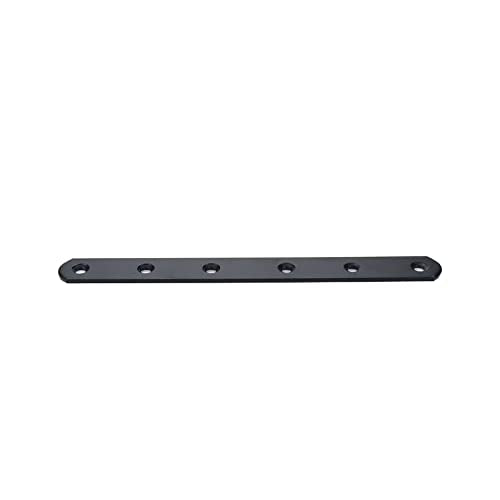 Straight Braces 8-inch Length, Black -4pcs - size: 8" x 0.8"