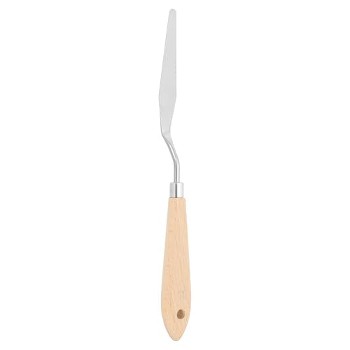 PATIKIL Art Spatula, No.11 16mm Stainless Steel Flexible Palette Knife Painting Knife Painting Spatula Oil Painting Mixing Scraper with Wood Handle for Canvas Acrylic Painting, Brown - style: No.11