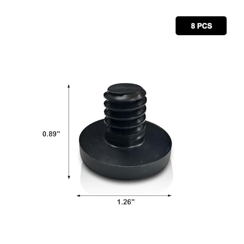 20 PCS Replacement Bolts Compatible with Suncast Storage Sheds - color: Black