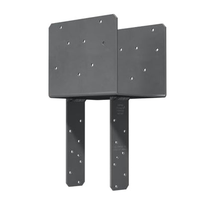 Simpson Strong-Tie ECCQ7.1-6SDS2.5 - End Column Cap Quick-Install for 7-Inch Beams & 6X Posts with SDS Screws, Heavy-Duty Framing Bracket for Structural Support in Home Improvement Projects