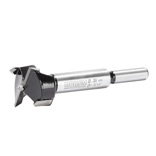 MOLLOM 1-3/16" (30mm) Carbide Forstner Drill Bit - size: 30mm | 1-3/16"