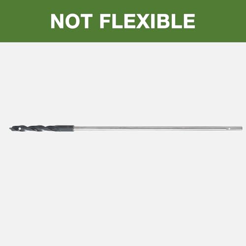 1/2” x 18” Long Drill Bits (2 Pack) Installer Drill Bit for Wood with Nails